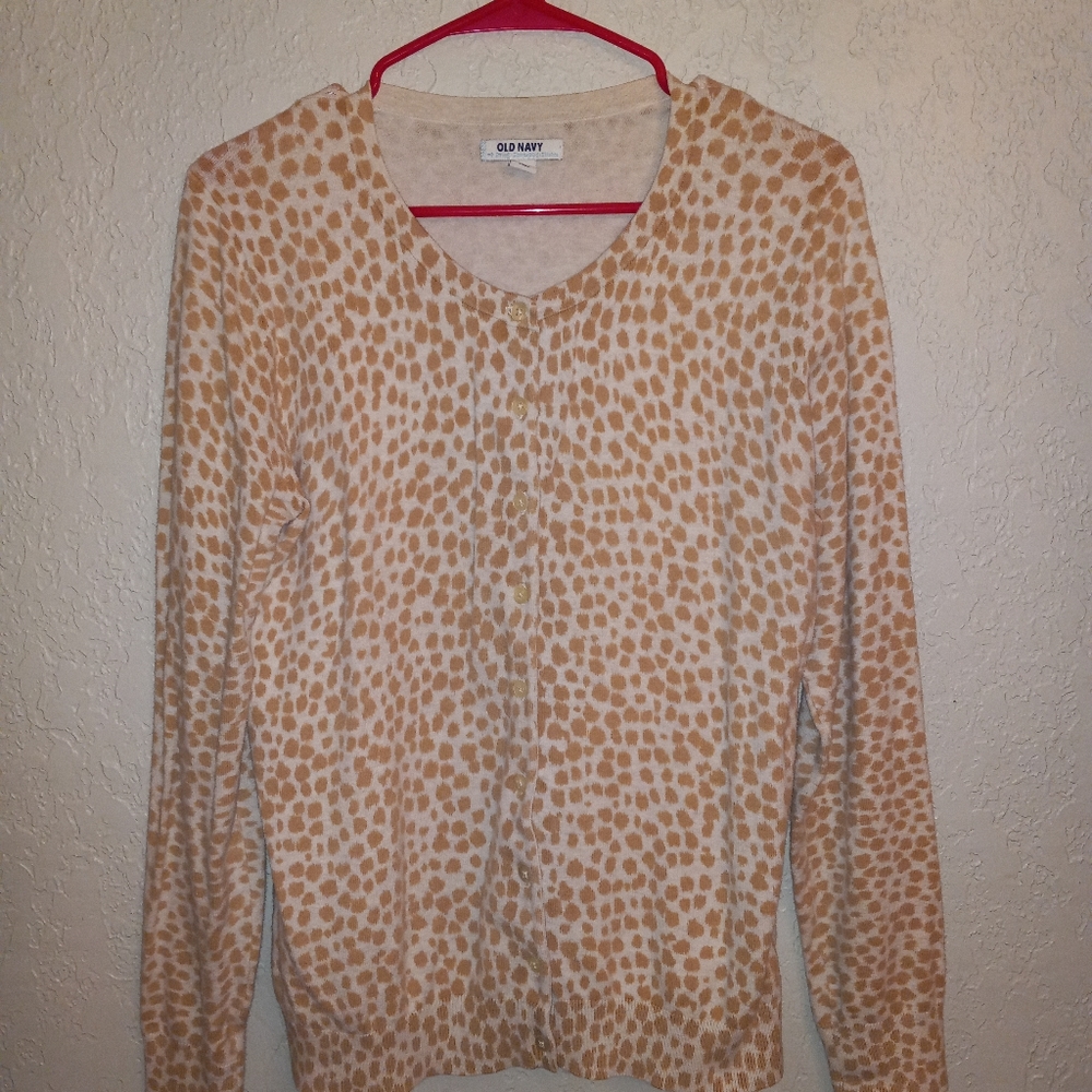 Cheetah print long Sleeve top